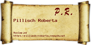 Pillisch Roberta névjegykártya